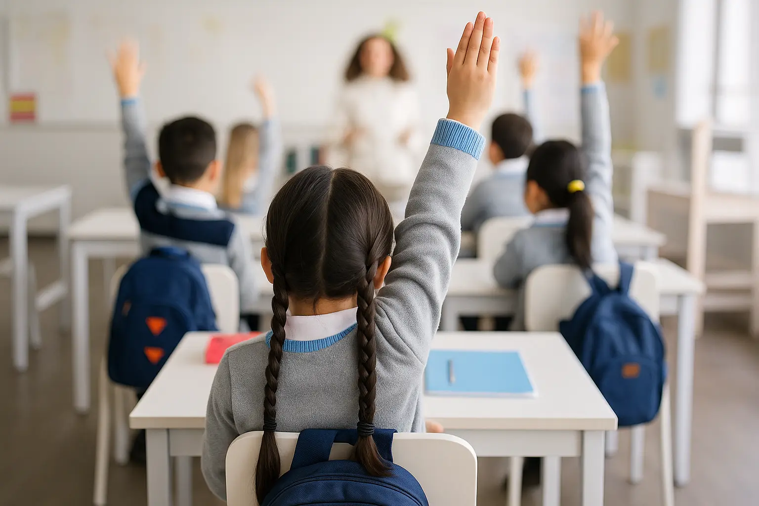 Estudiantes en salón — Centro Escolar Anglo Mexicano